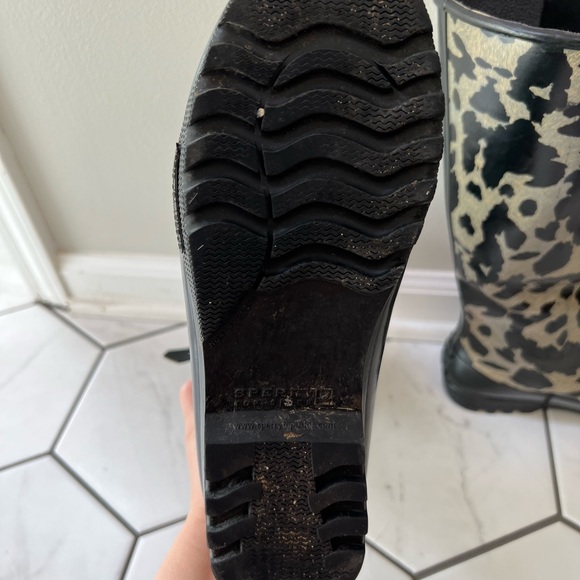 Sperry topsider rain boots size 8 waterproof boot - Picture 5 of 5